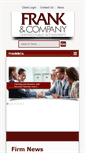 Mobile Screenshot of frankandco.com